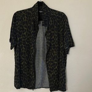 The Kooples. Short-sleeve button up. Size Medium, Fits like a small.